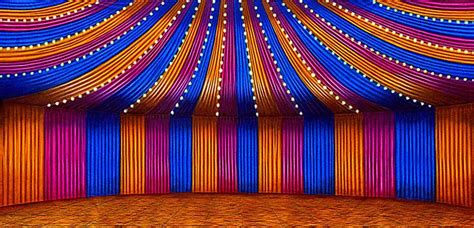 Tente De Cirque B Professional Scenic Backdrop Ideal For Theatrical