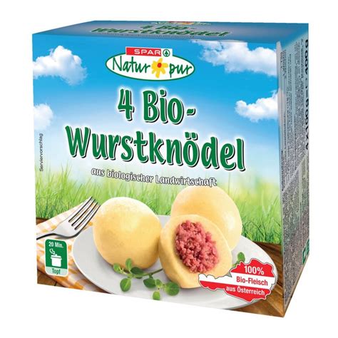 SPAR Natur pur Bio Wurstknödel 4 x 100g 400 G online kaufen INTERSPAR