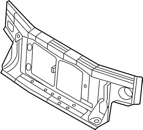 Ford Explorer Sport Trac Radiator Support Panel Front Upper Lower