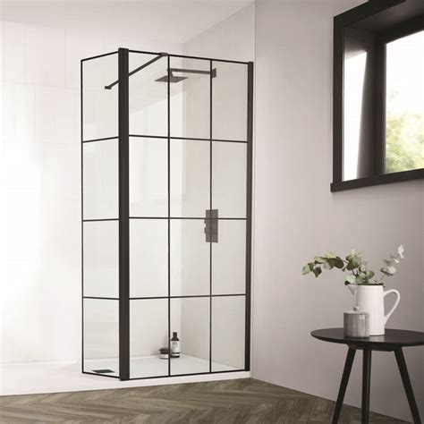 Aquadart Wetroom 8 Black Rh Matrix Flipper Panel Best Prices