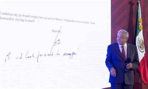 La Jornada Biden Expresa A AMLO Su Respeto A La Independencia Y