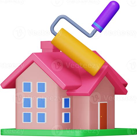 Renovation D Rendering Isometric Icon Png