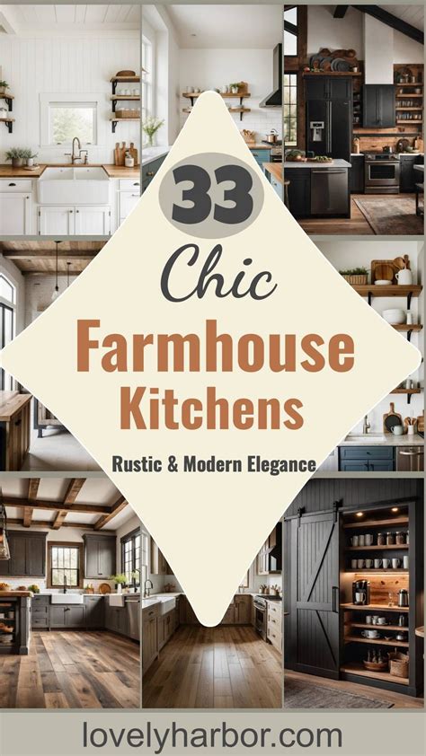 33 Modern Farmhouse Kitchen Ideas Blending Rustic Charm With