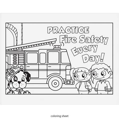 Coloring Pages For Fire Safety