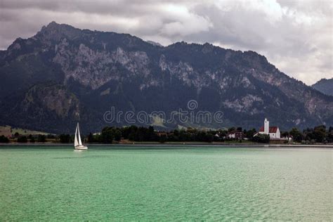 Forggensee - Lake Near Fuessen In Beautiful Mountain Scenery Of Allgaeu ...