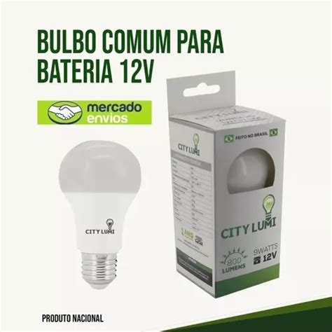 Kit 150 Lâmpadas Led Bulbo 9w 12v E27 Frete grátis