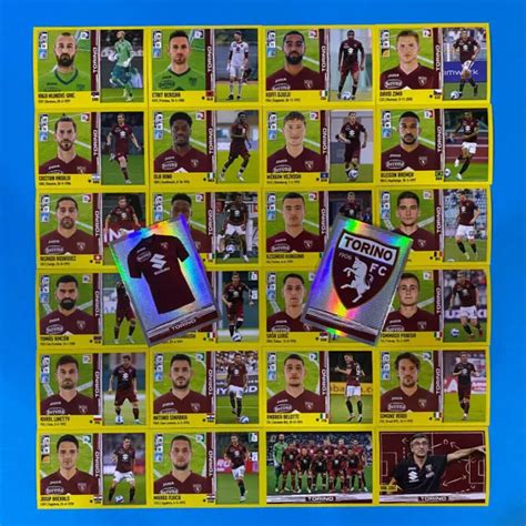 Figurine Calciatori Panini Squadra Torino Completa