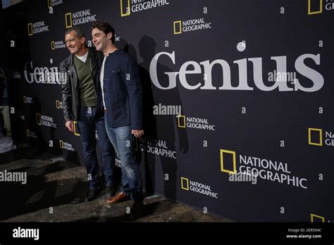 New York City April 19 Antonio Banderas And Alex Rich Attend The Genius Picasso Interactive