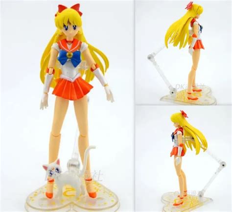 SAILOR MOON SAILOR Venus Aino Minako Anime Manga Set Figure H 15 Cm PVC