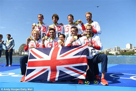 Team Gb Wins Another Gold In Men S Eight Rowing Minutes After Their First Ever Olympic Medal In