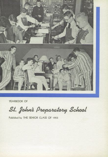 Explore 1953 St Johns Preparatory Yearbook Danvers Ma Classmates