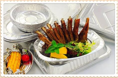 Factory Sale Various Aluminum Tray Disposable Foil Food Serving Trays ...