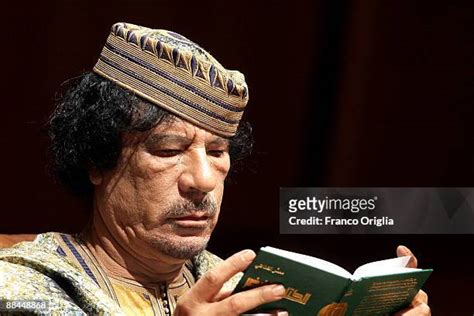 42 Muammar Gaddafi Continues His Tour Of Rome Stock Photos High Res