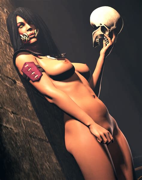 Rule 34 1girls 3d Areolae Black Hair Breasts Busty Female Female Only Hourglass Figure Mileena