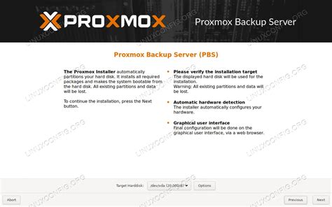 Introduction To Proxmox Backup Server Linuxconfig