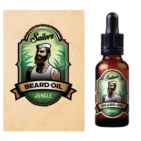 Awesome Labels For Sailors Beard Oil Product Label Contest