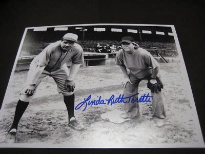 BABE RUTH S GRANDAUGHTER LINDA RUTH TOSETTI AUTOGRAPHED PHOTO W COA EBay