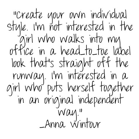 Anna Wintour Quotes. QuotesGram