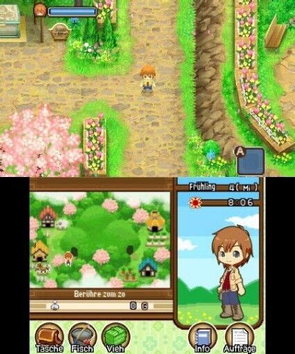 Nintendo 3DS Harvest Moon 3D Geschichten zweier Städte DE mit OVP Top