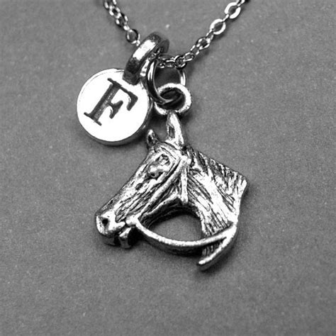 Horse Equestrian Necklace Horse Necklace Equestrian - Etsy