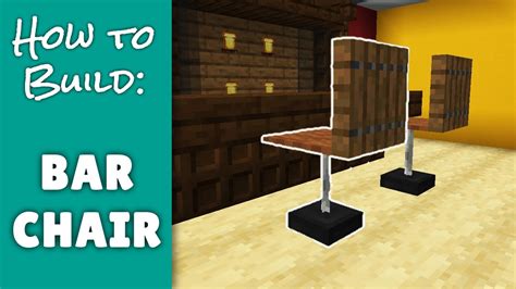 Bar Chairs Minecraft Furniture Youtube