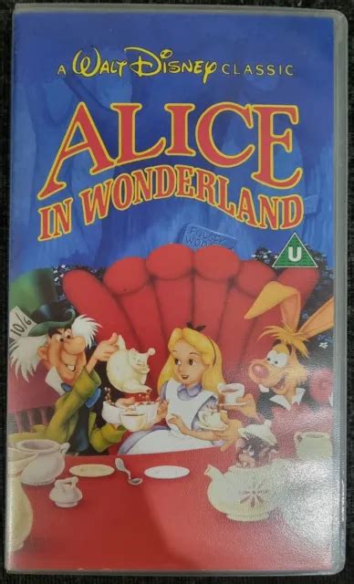 Disney Alice In Wonderland Vhs Walt Disney Classics Picclick Au