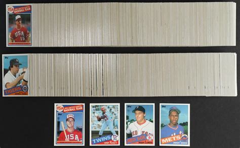 1985 Topps Baseball Complete Set Of 792 Cards With Mark McGwire 401