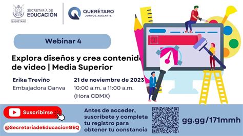 Webinar 4 Explora diseños y crea contenido de video Media Superior