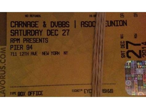 Tickets For Carnage And Dvbbs Edm Party Pier94 1227 1 Downtown