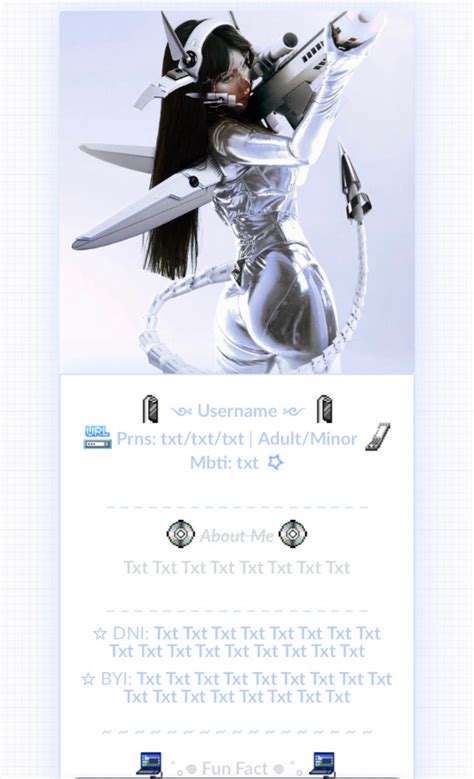 Simple Cybercore Layout Profile Layouts More Everskies