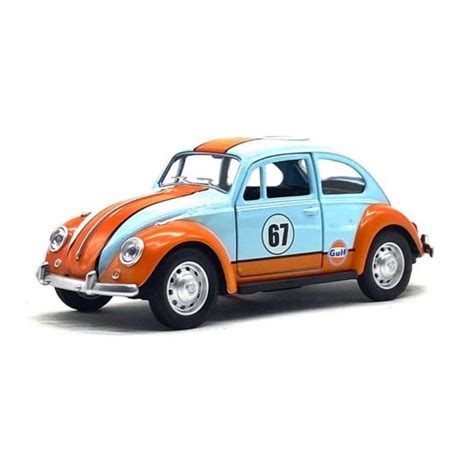 Miniatura Carro Volkswagen Fusca Beetle Classical Gulf