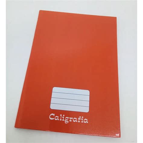 Caderno Caligrafia Brochura Capa Dura Liso Folhas Tamoio Shopee