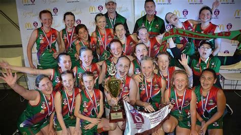 Qafl Sandgate Hawks Afc Under 13 Girls Win Premiership The Courier Mail