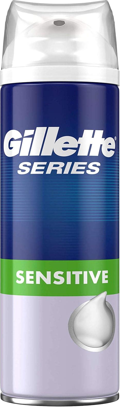 Gillette Series 3x Action Sensitive Shave Foam, 250 ml : Amazon.co.uk ...