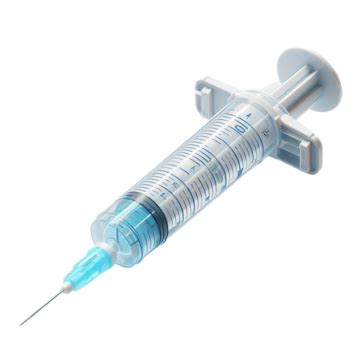 A Syringe With Needle On White Background Syringe Syringe Needle