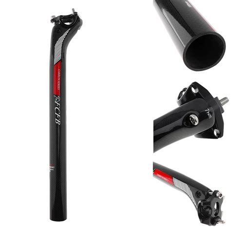 Fcfb New Lightweight K Glossy T Carbon Fiber Seatpost For Road