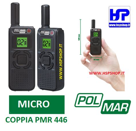 POLMAR MICRO PMR446 TRANSCEIVER PAIR HardSoft Products