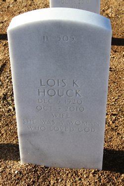 Lois Virginia Krauter Houck 1920 2010 Mémorial Find a Grave