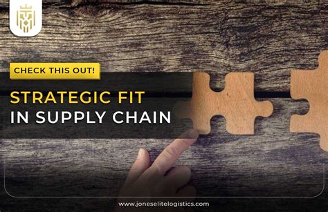 Strategic Fit In Supply Chain Jones Elite Logistics