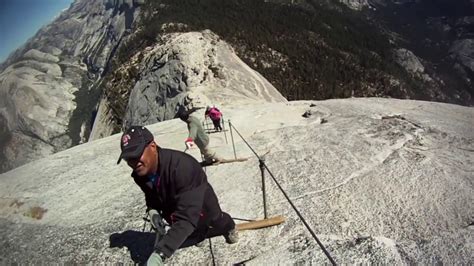 Yosemite National Park Half Dome Half Dome Cables Youtube