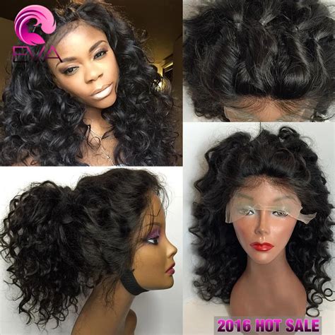 Glueless Full Lace Human Hair Wigs 8a Grade Wavy Short Wigs For Black