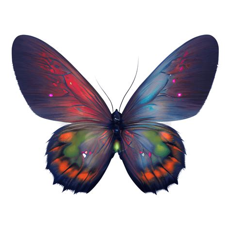 Brightly Colored Butterfly · Creative Fabrica