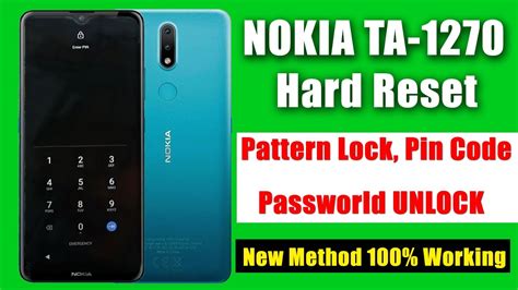 NOKIA TA 1270 HARD RESET PATTERN UNLOCK REMOVE NEW METHOD YouTube