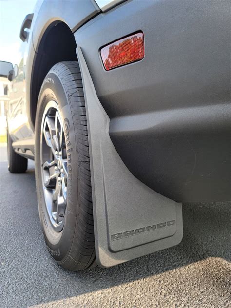 Mud Flaps Easy Install 2021 Ford Bronco Sport Forum