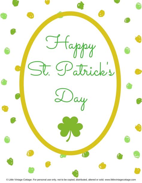 St Patricks Day Printable Decorations