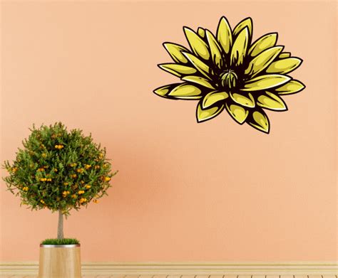 Floral Flower Vinyl Wall Decal FloralFlowerUScolor034 - Contemporary - Wall Decals - by Vinyl ...