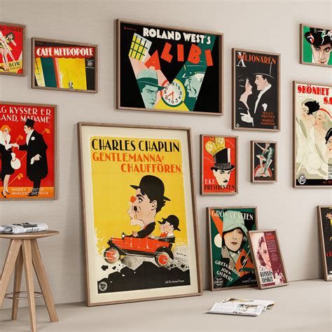 Set of 25 Vintage Theater Posters Digital Art Prints - Etsy