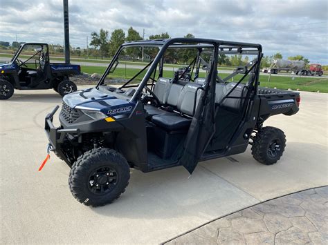 2021 Polaris Ranger Crew 1000 Premium Winter Prep Package Steel Blue