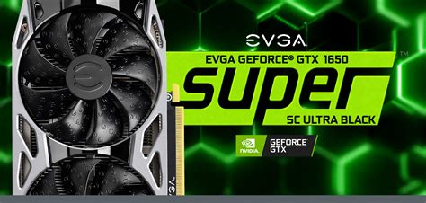 EVGA GeForce GTX 1650 SUPER SC Ultra Black GAMING Video Card 04G P4