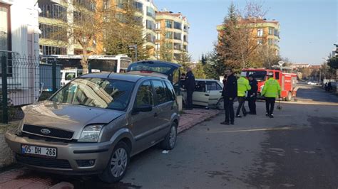 Amasya da trafik kazası 2 yaralı Son Dakika Haberleri